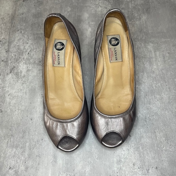 Lanvin Ballerine Open Toe Pump - Picture 10 of 11